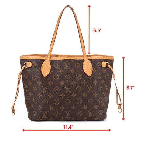 louis vuitton neverfull mm measurements